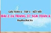 Bài 2.16 SGK Toán 6 tập 1 Kết nối tri thức